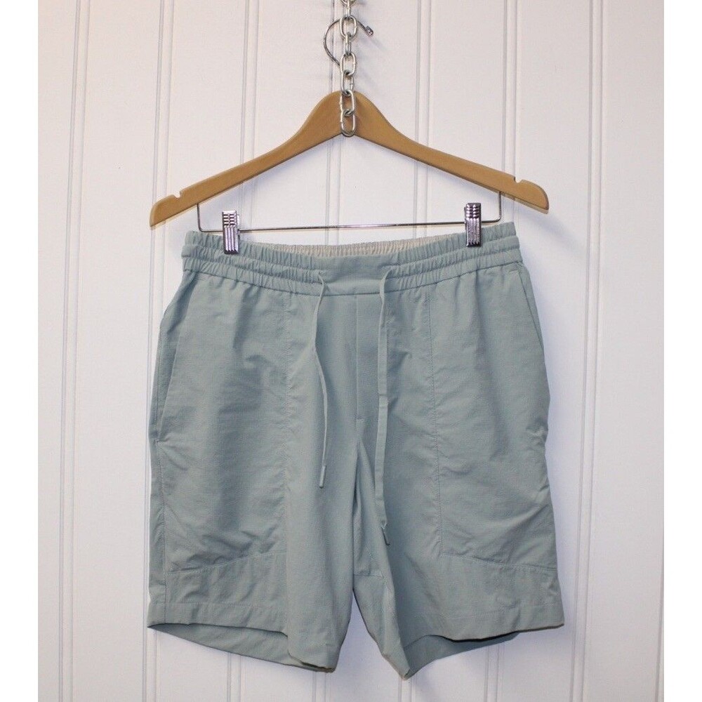 Lululemon Men’s ABC Shorts  Athletic Stretch Zip Pocket Light Green‎ Size Medium